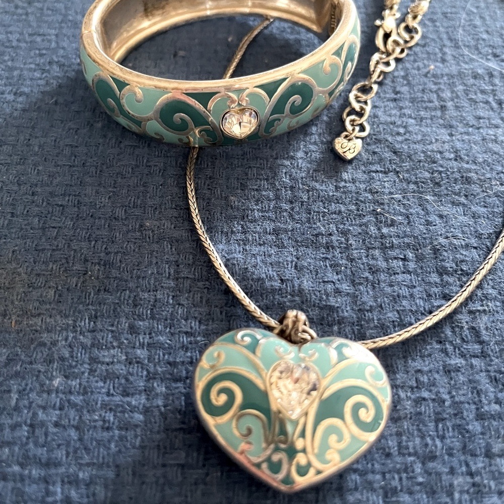 Brighton Heart shape Necklace with matching Bracelet